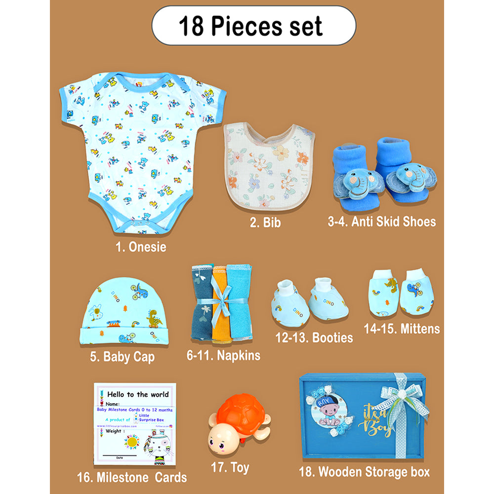Blue Joy Newborn Hamper 0-12 Months