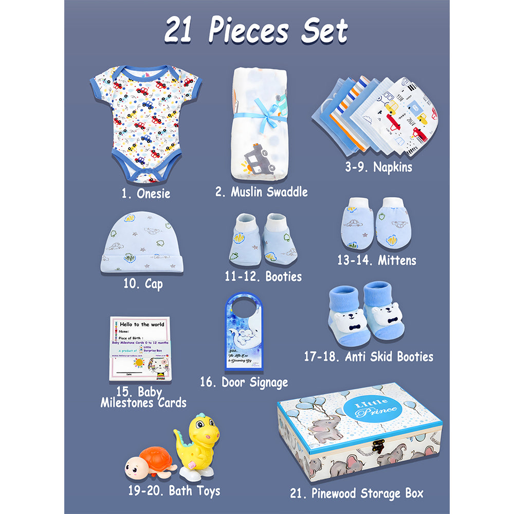 Little Prince Baby Boy Gift Hamper (0-12months)