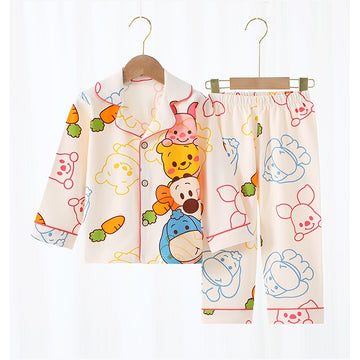 Bear & Friends soft Cotton Kids Nightsuit