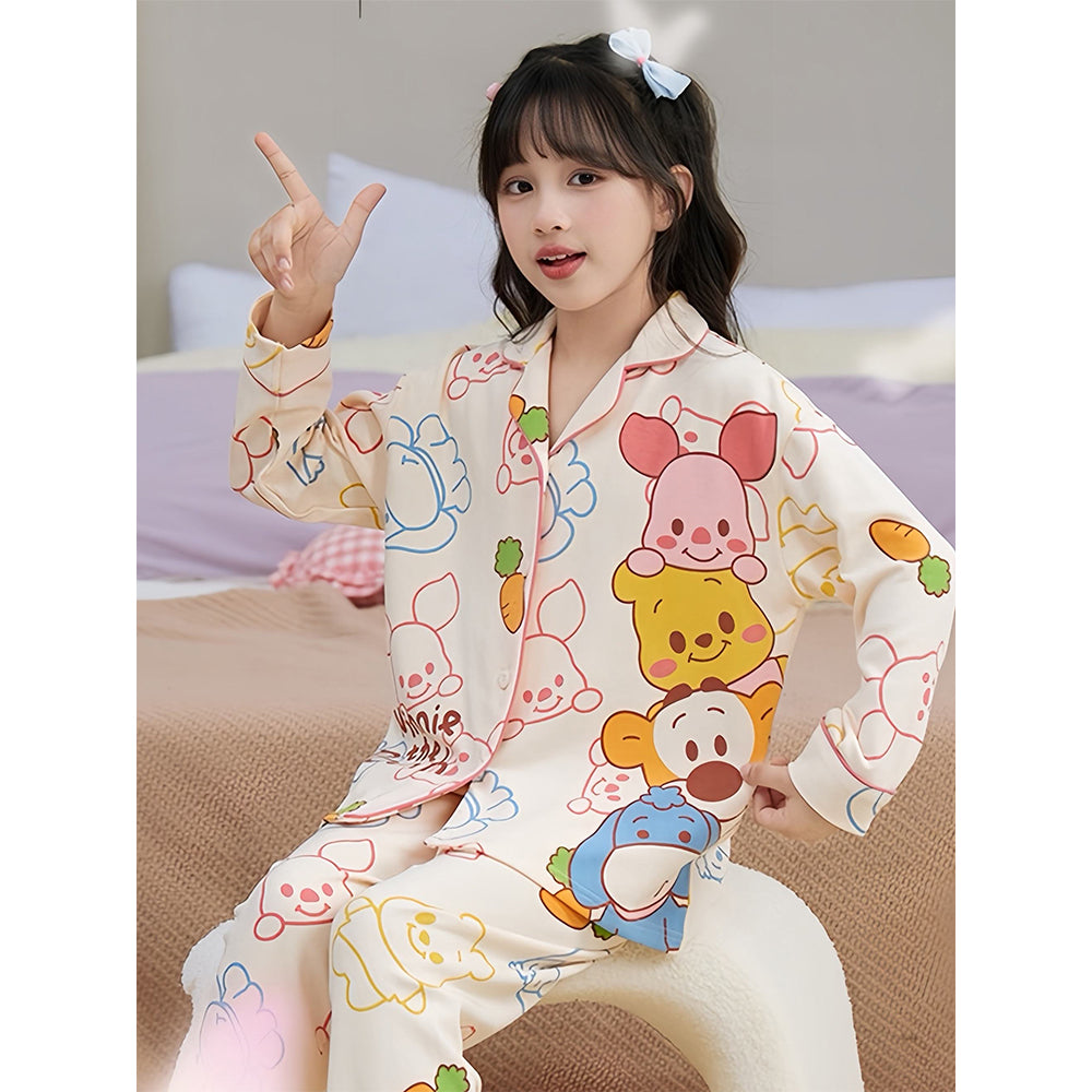 Bear & Friends soft Cotton Kids Nightsuit