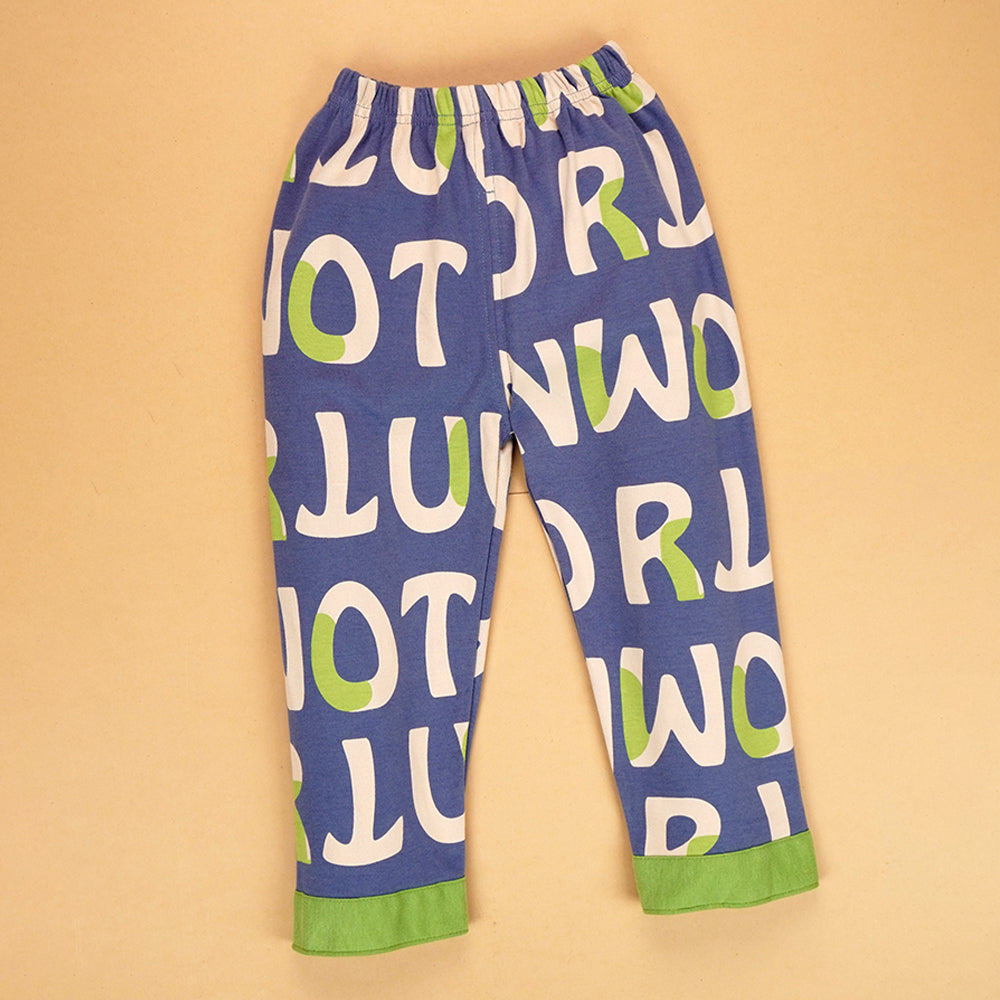 Green Monster print soft Cotton Kids Nightsuit