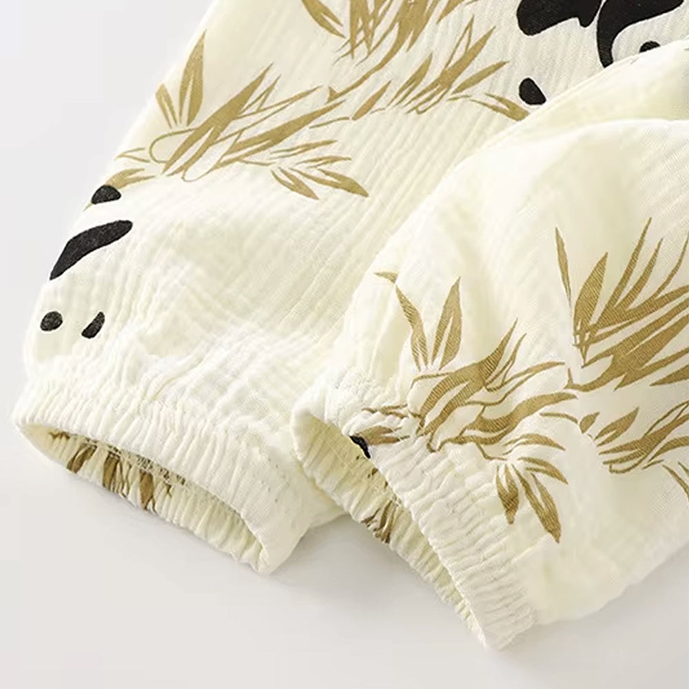 Lazy Panda, Organic Crushed soft Muslin Cotton Kids Nightsuit