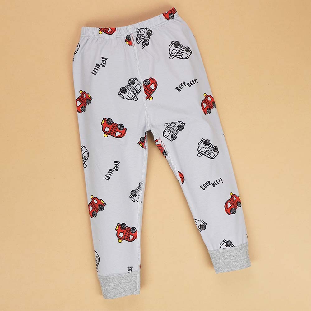 Monster Truck soft Cotton Joggers Nightsuit set for Kids