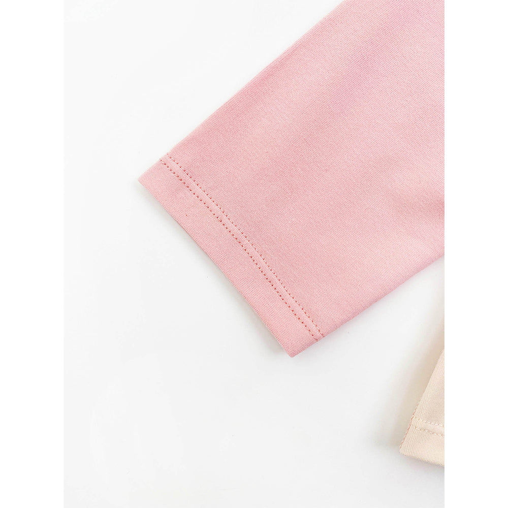 Pink Checks Puppy soft Cotton Kids Nightsuit