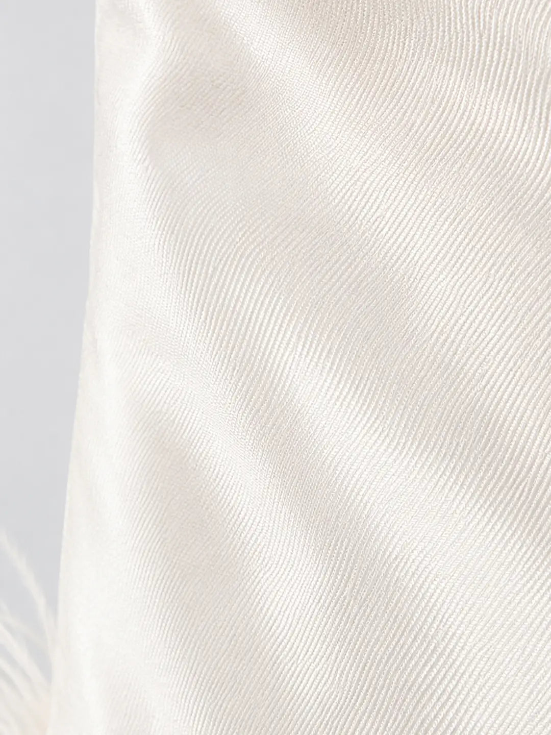 Ivory Satin Bow & Feather Trim Party Dress for Girls