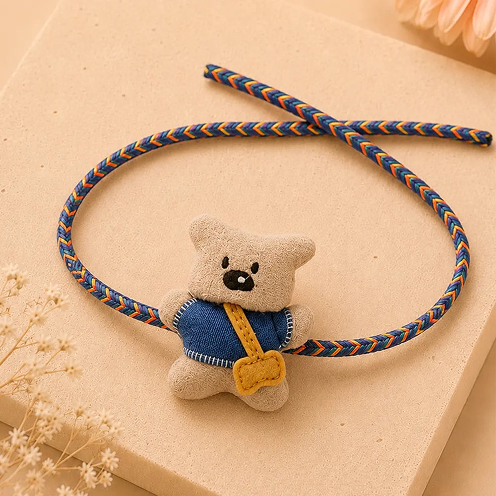 Dual style Sling Bag Bear Rakhi & broach Clip for Kids