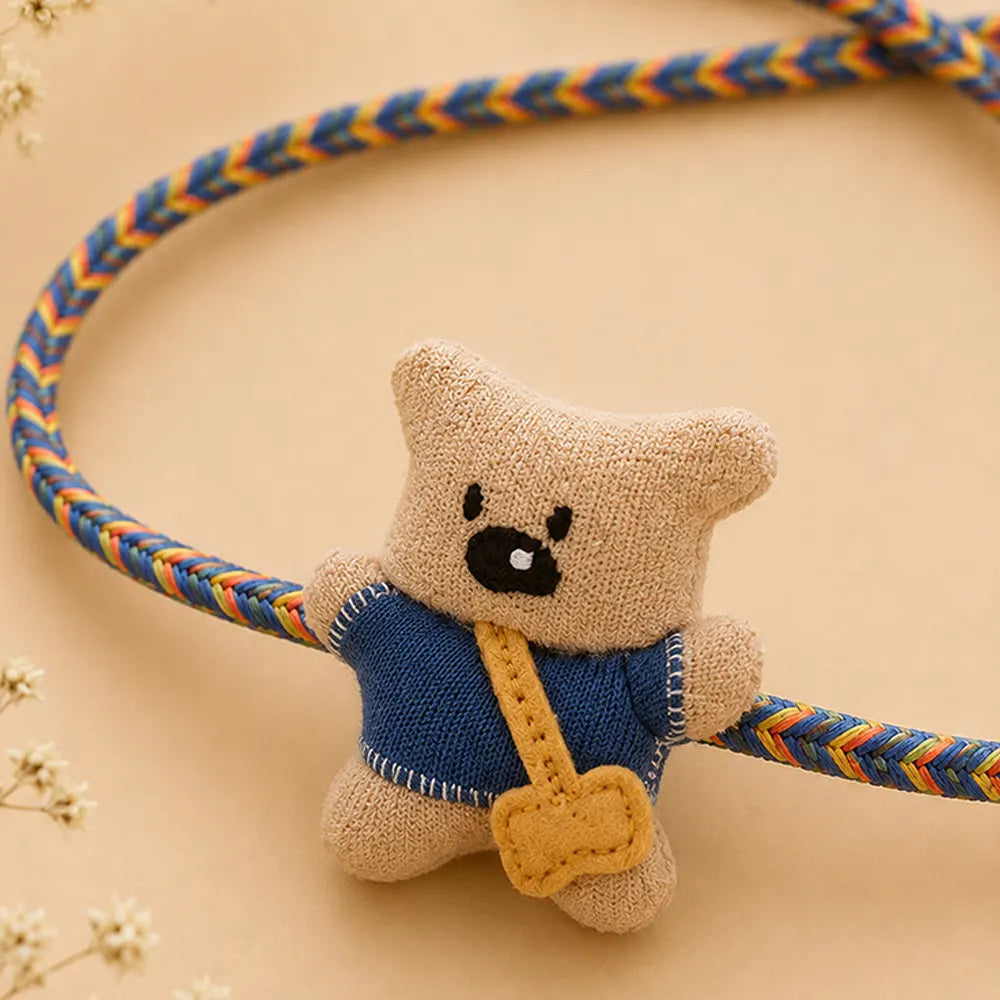 Dual style Sling Bag Bear Rakhi & broach Clip for Kids