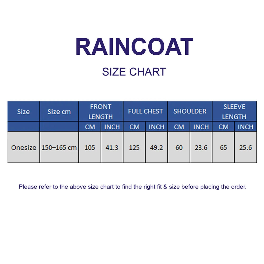 Beige Pocket Patch long Length Raincoat for Adults