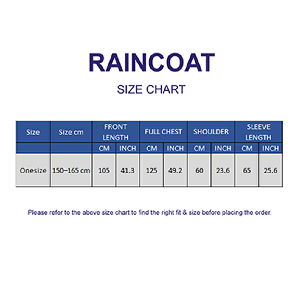 Beige Pocket Patch long Length Raincoat for Adults