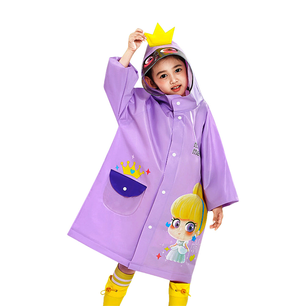Big Princess Raincoat for Kids