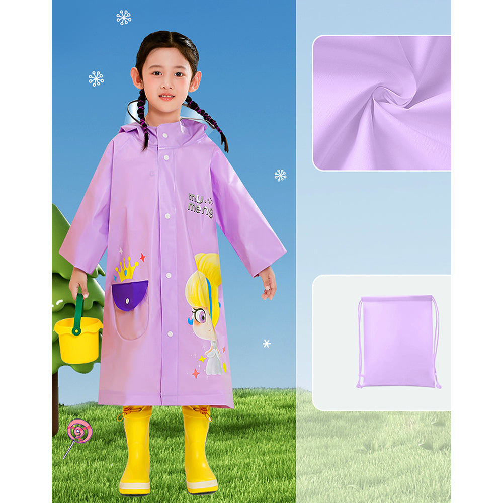 Big Princess Raincoat for Kids