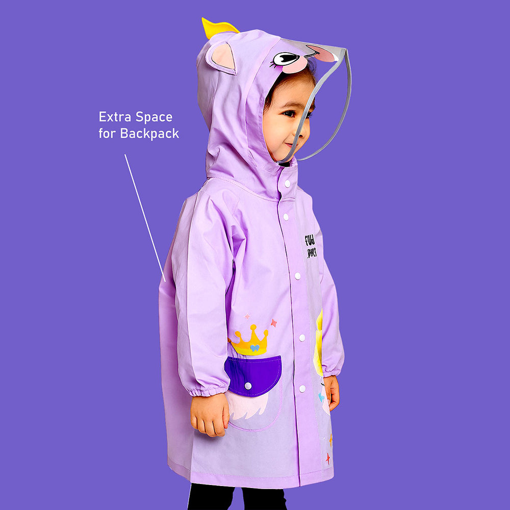 Big Princess Raincoat for Kids
