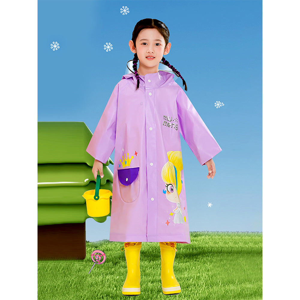 Big Princess Raincoat for Kids