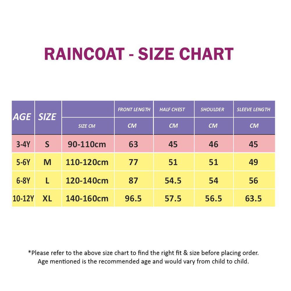Bottle Green Dino Knee Length Raincoat for Kids
