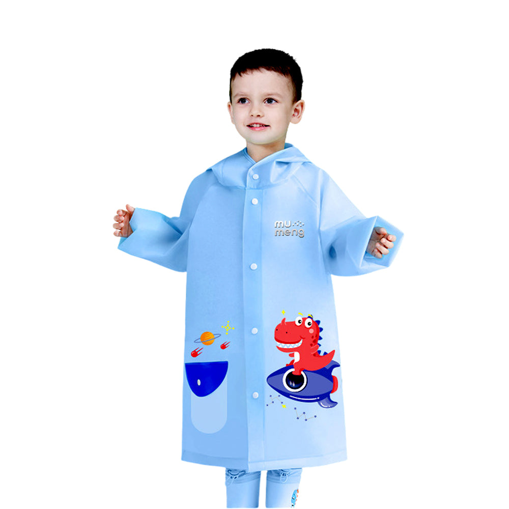 Dino Hit Space Raincoat for Kids