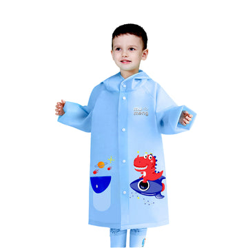Dino Hit Space Raincoat for Kids