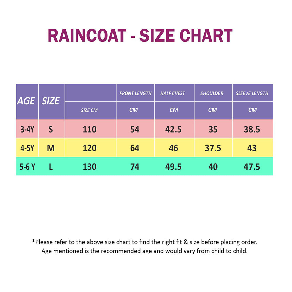 Pink Easter Bunny Knee Length Raincoat for kids