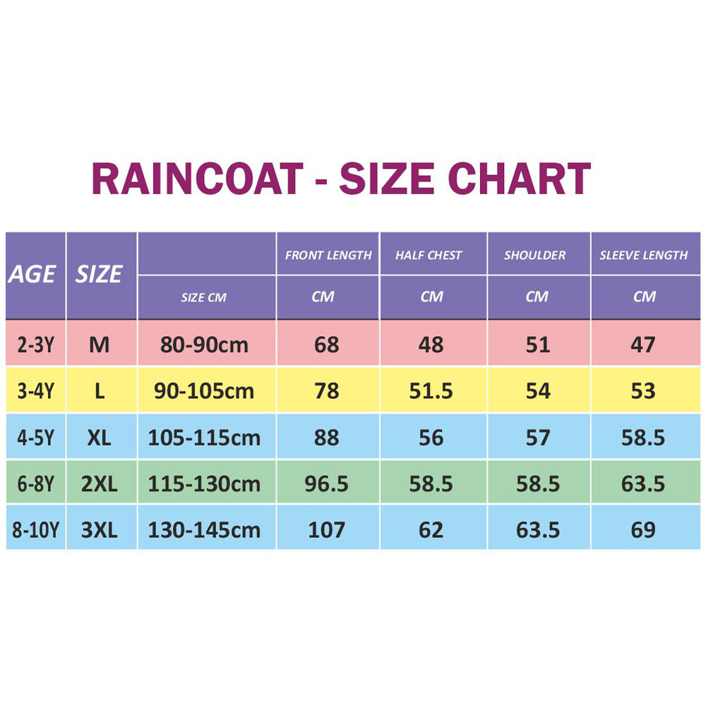 Pink Polka Dots long style Raincoat for kids