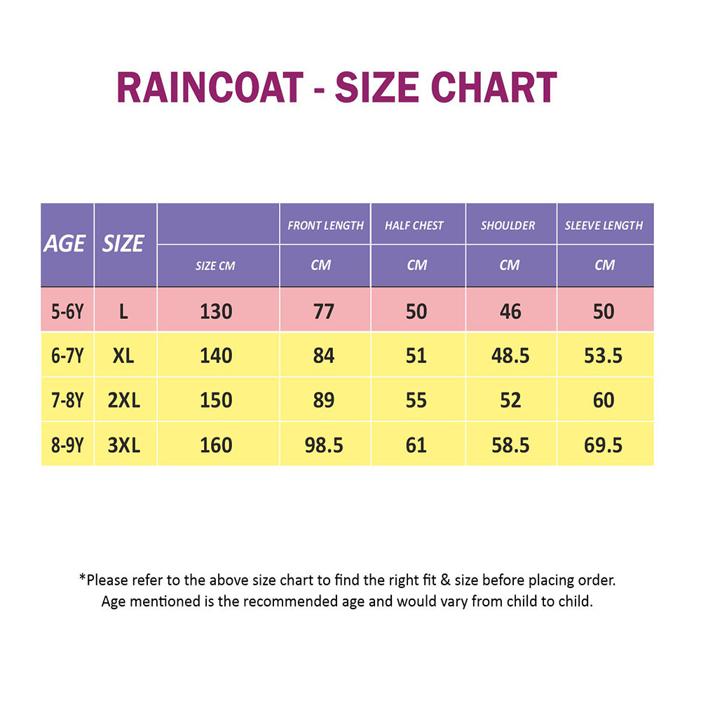 Japanese Style  Purple Sailor Collar Raincoat for Kids & Teens