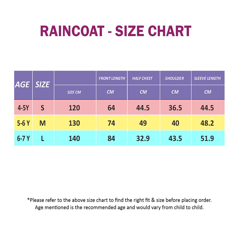Yellow Robot Knee Length Raincoat for kids