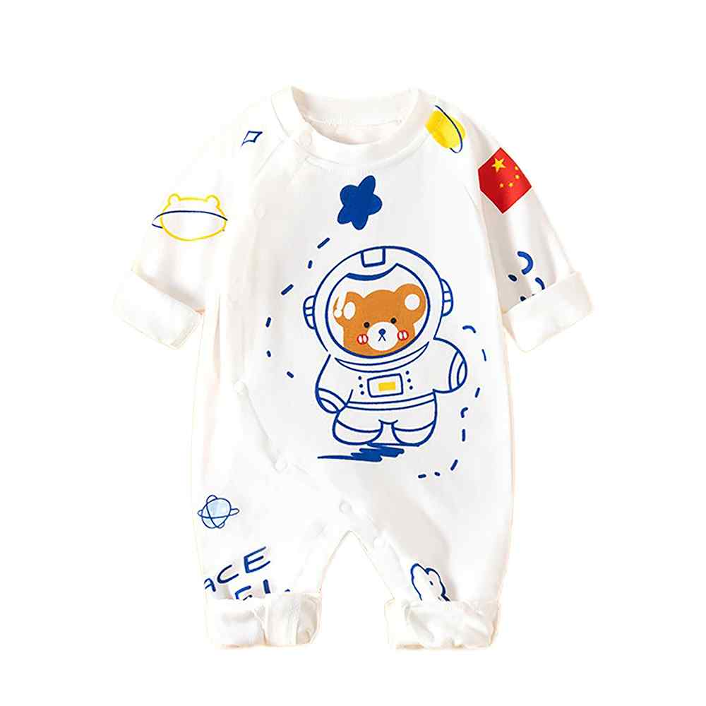 Astronaut Space full sleeves jumpsuit Romper for Tiny Toddlers