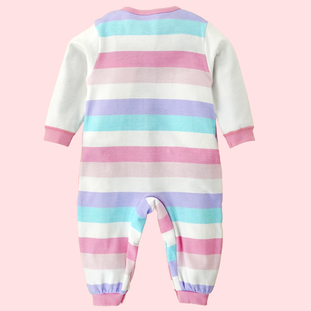 Carrot Rabbit theme full sleeves jumpsuit Romper for tiny toddlers