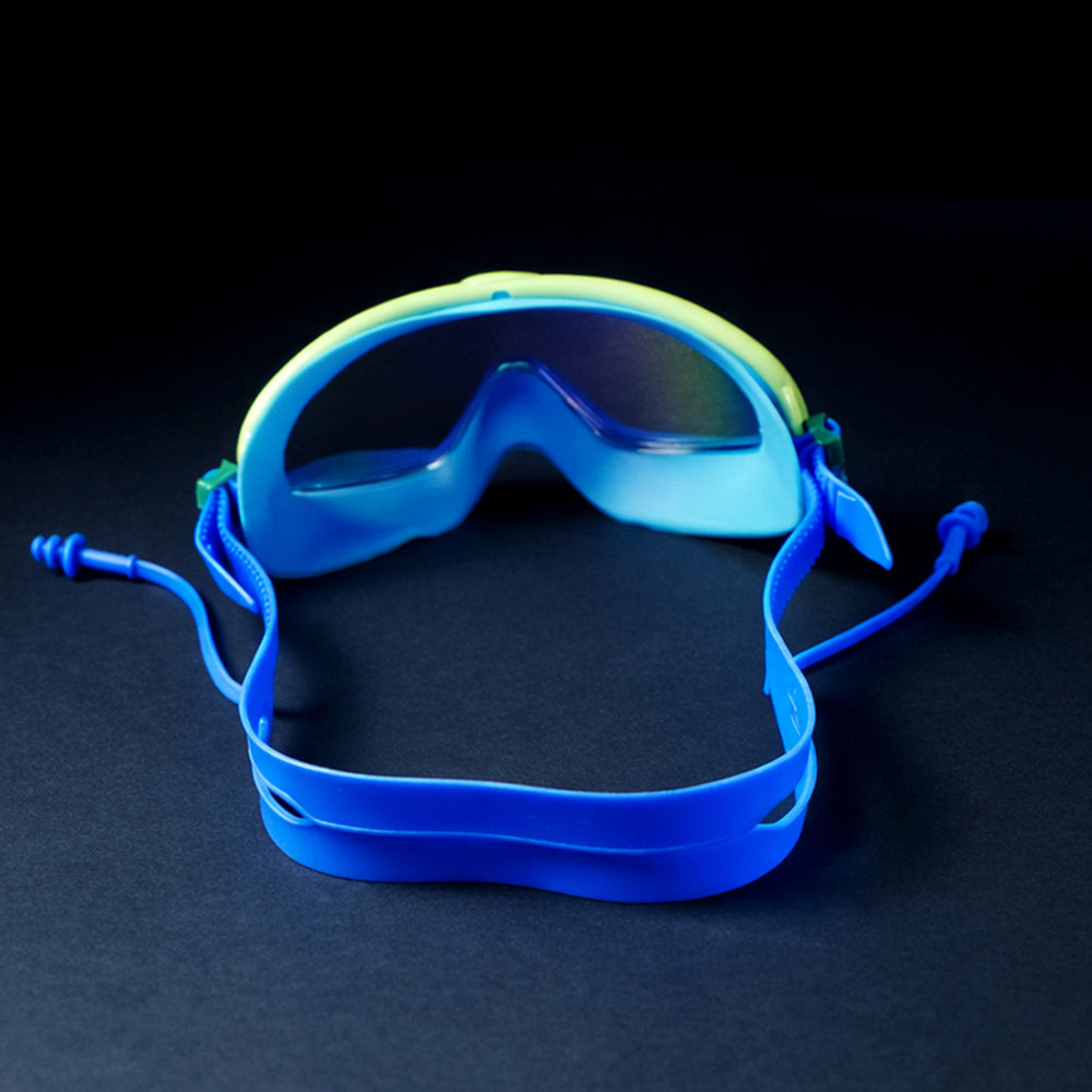 Blue & Green Anti-Fog UV Protection Leakproof Swim Goggles for Kids, 4–10 Years