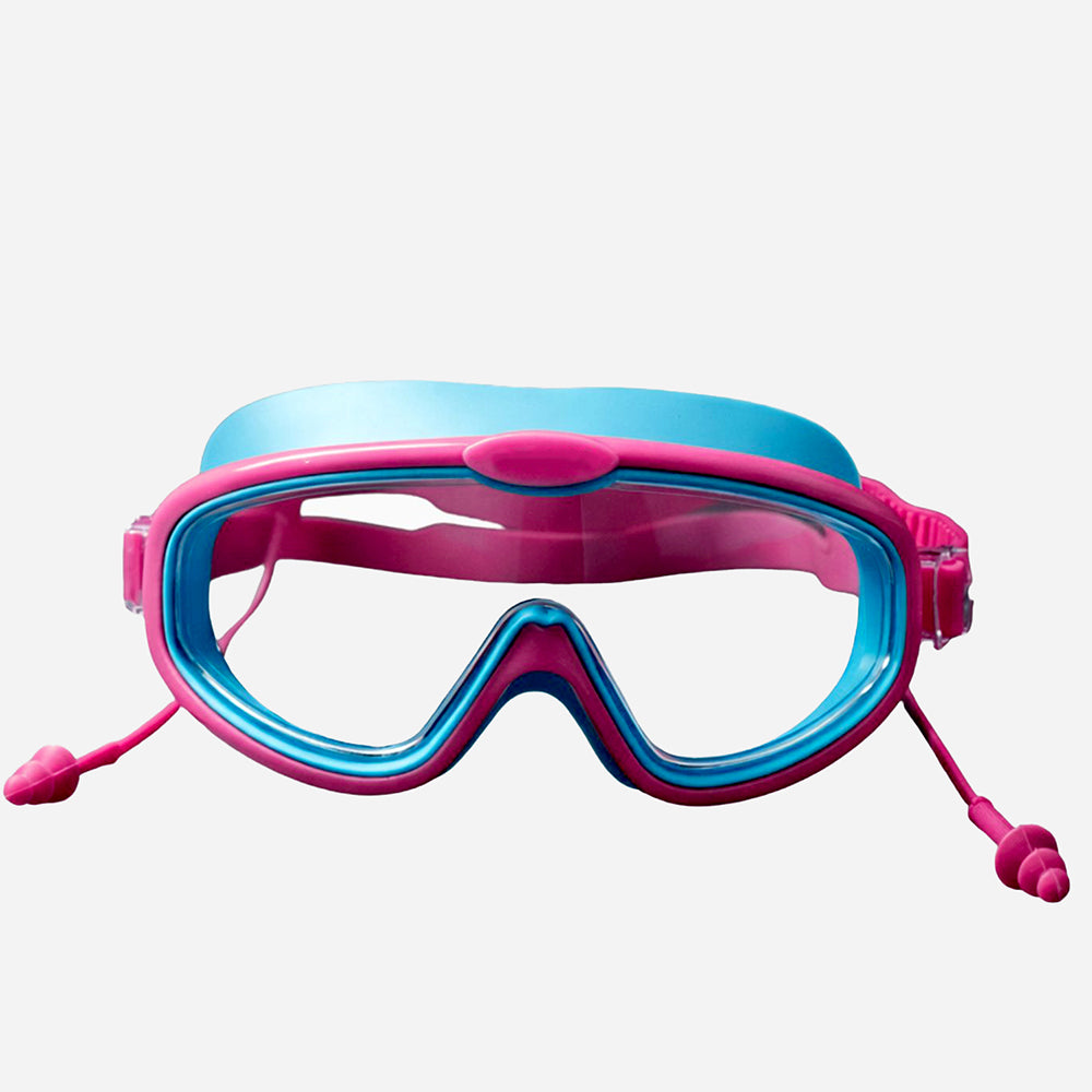 Blue & Pink Anti-Fog UV Protection Leakproof Swim Goggles for Kids, 7–15 Years