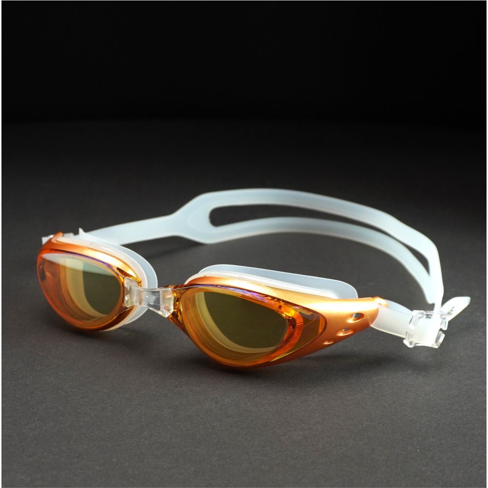 Copper Metallic colored Anti Fog UV Protection leakproof design Swim Goggles for Kids 10yrs and above