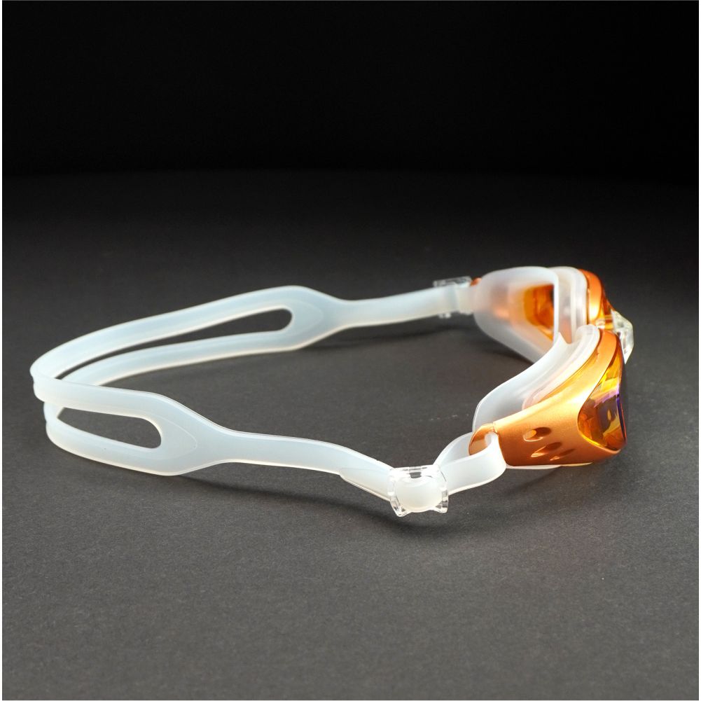 Copper Metallic colored Anti Fog UV Protection leakproof design Swim Goggles for Kids 10yrs and above