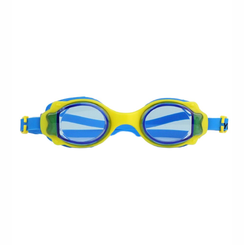 Junior Blue Yellow Anti Fog UV Protection Leakproof Design Swim Goggles for Kids, 3 years - 8 years