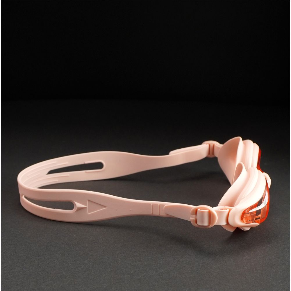 Peach Black Case Anti Fog UV Protection leakproof design Swim Goggles for Kids 4yrs - 10 years