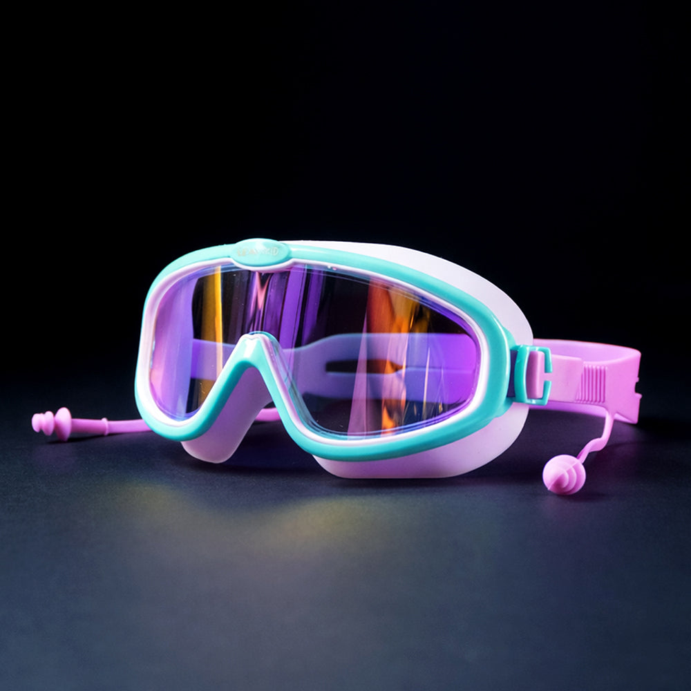 Pink & Mint Anti-Fog UV Protection Leakproof Swim Goggles for Kids, 4-10 Years