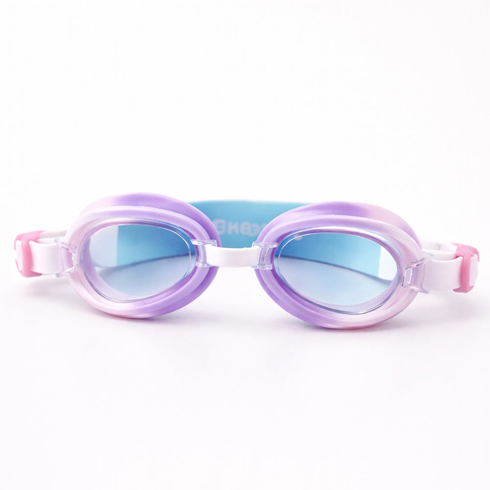 Pink & White Bow Face, Anti Fog UV Protection Leakproof Design Swim Goggles for Kids, 5yrs - 10yrs