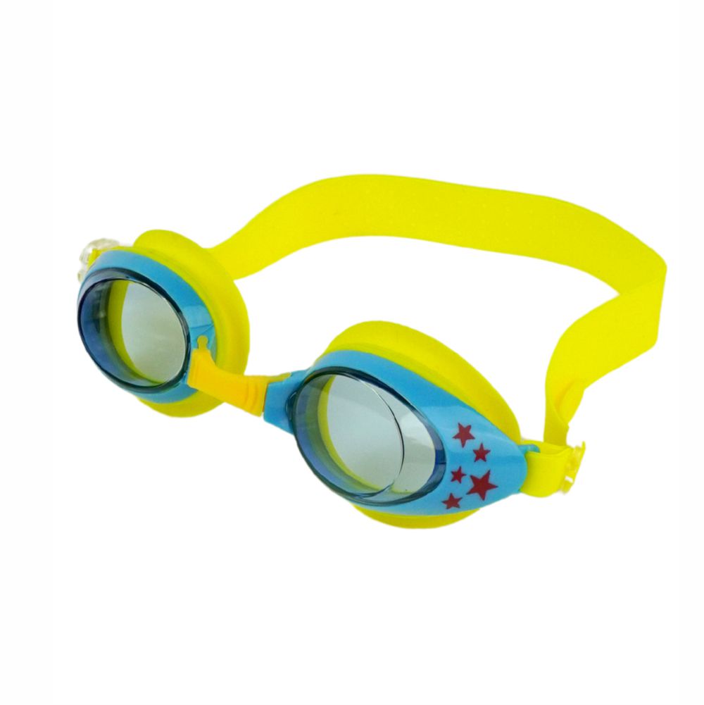 Starry Yellow Anti Fog UV Protection Leakproof Design Swim Goggles for Kids, 3yrs  - 8yrs