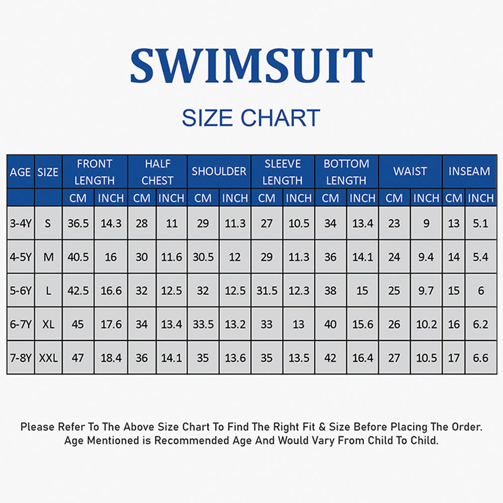Dive 2-Piece set Black & Yellow Stamps Front-Zip Jacket Printed with Knee Length Shorts, 2.5mm Neoprene Kids Swimsuit with Free Washbag