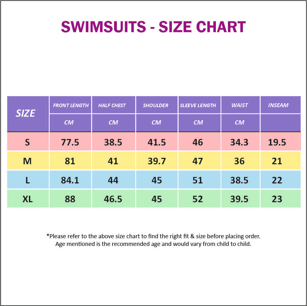 Navy Royal Blue Knee Length Scuba Swimsuit 1.5mm Neoprene Swimwear for water adventures for Teens and Adults