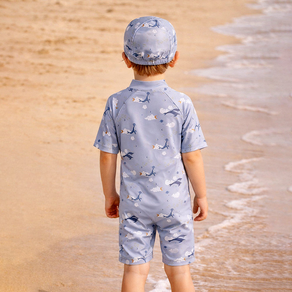 Ocean Dolphins Toddlers & Kids Swimwear with matching Swim Cap, plus Free Wash Bag & Free Swim Detergent