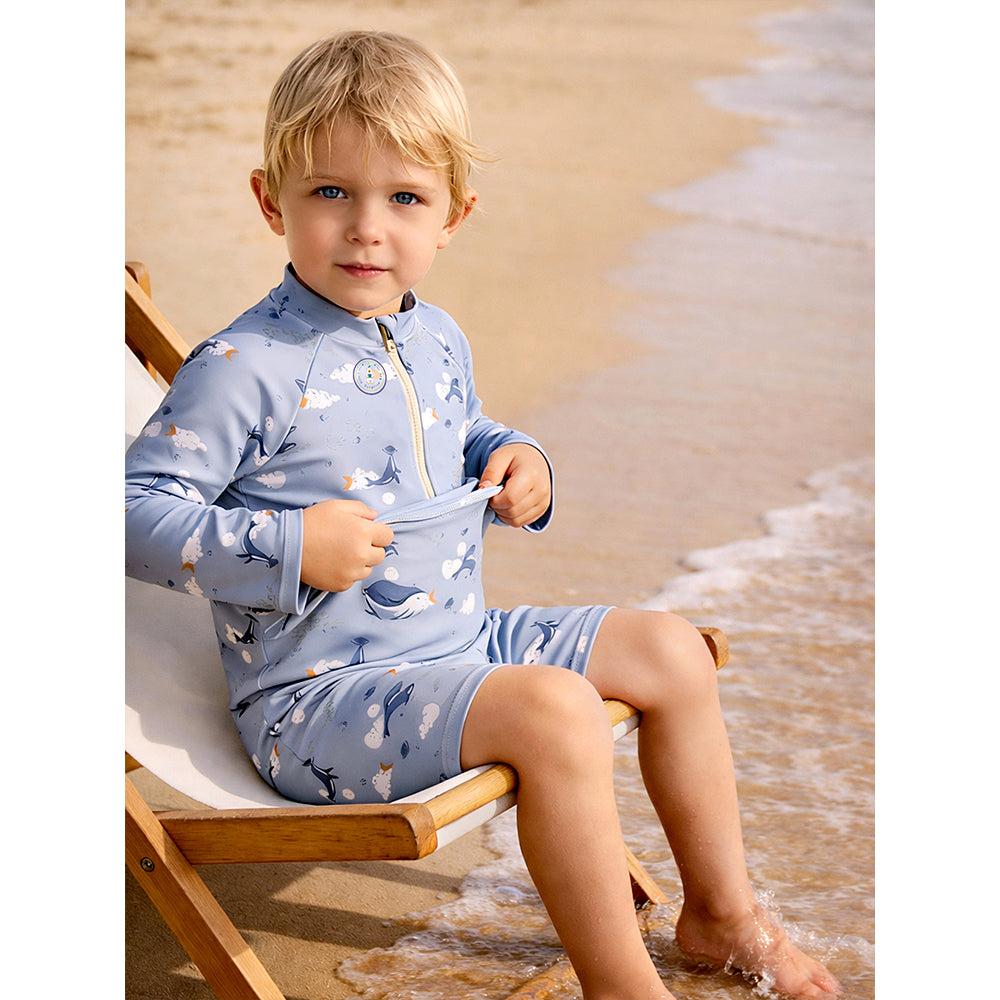 Ocean Dolphins Toddlers & Kids Swimwear with matching Swim Cap, plus Free Wash Bag & Free Swim Detergent
