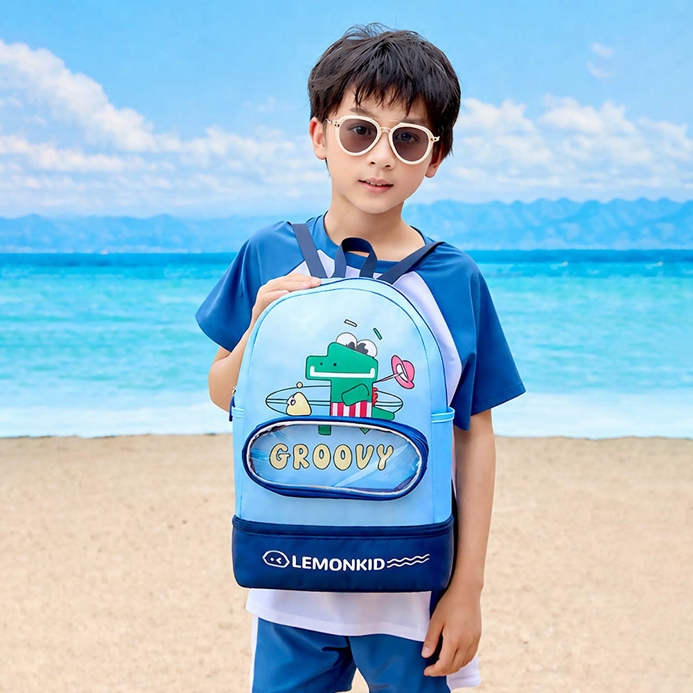 Blue Crocodile Kids Waterproof Swimming Bag/ Beach Bag