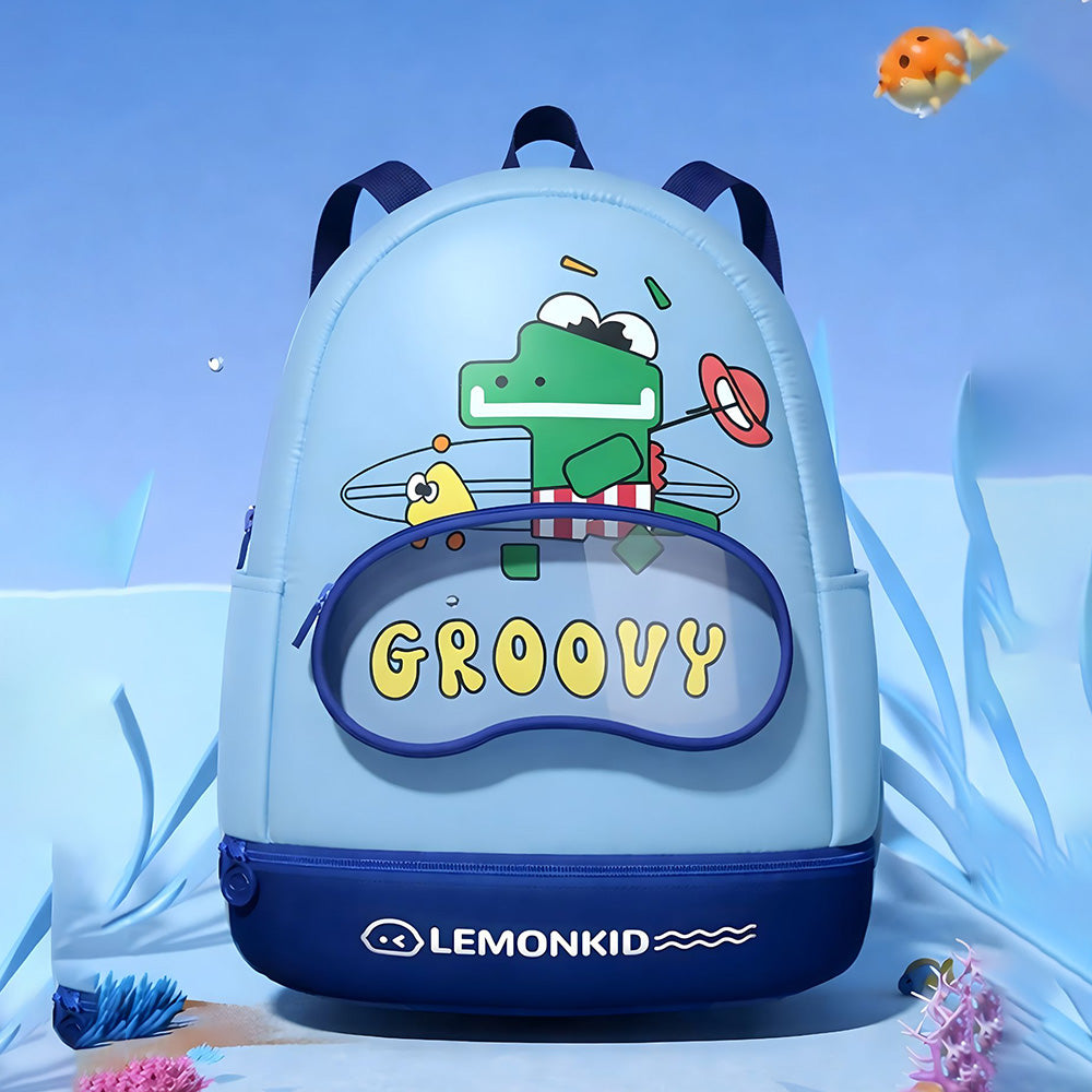 Blue Crocodile Kids Waterproof Swimming Bag/ Beach Bag