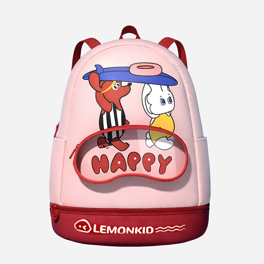 Doggy & Bunny with Surfbaord, Kids Waterproof Swimming Bag/ Beach Bag
