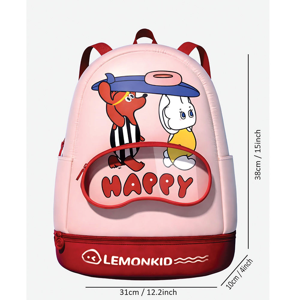 Doggy & Bunny with Surfbaord, Kids Waterproof Swimming Bag/ Beach Bag