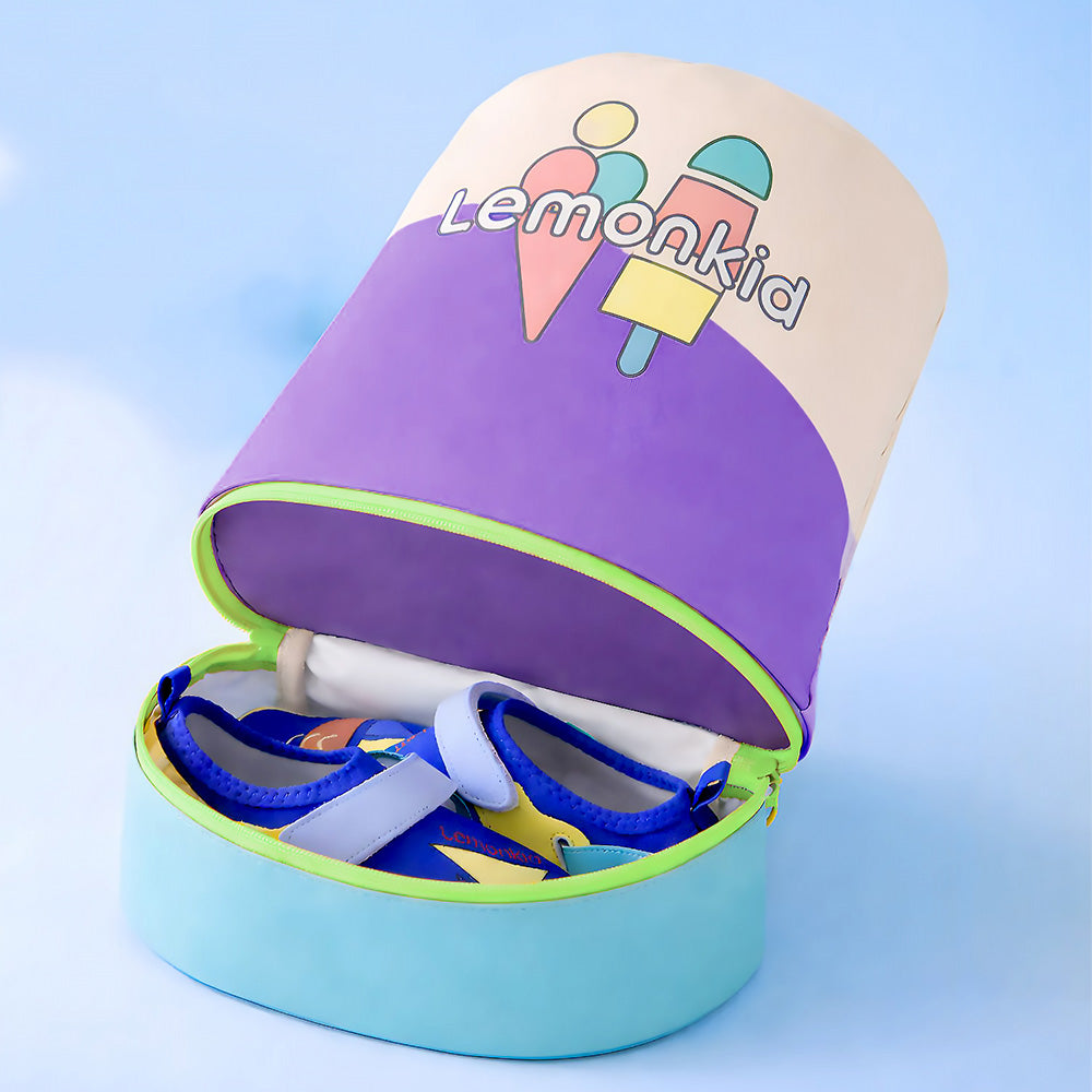 Beige Ice Cream Kids Waterproof Swimming Bag/ Beach Bag