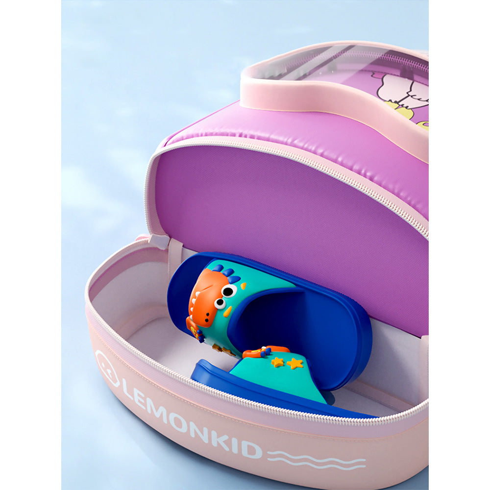 Purple & Pink Bunny Kids Waterproof Swimming Bag/ Beach Bag