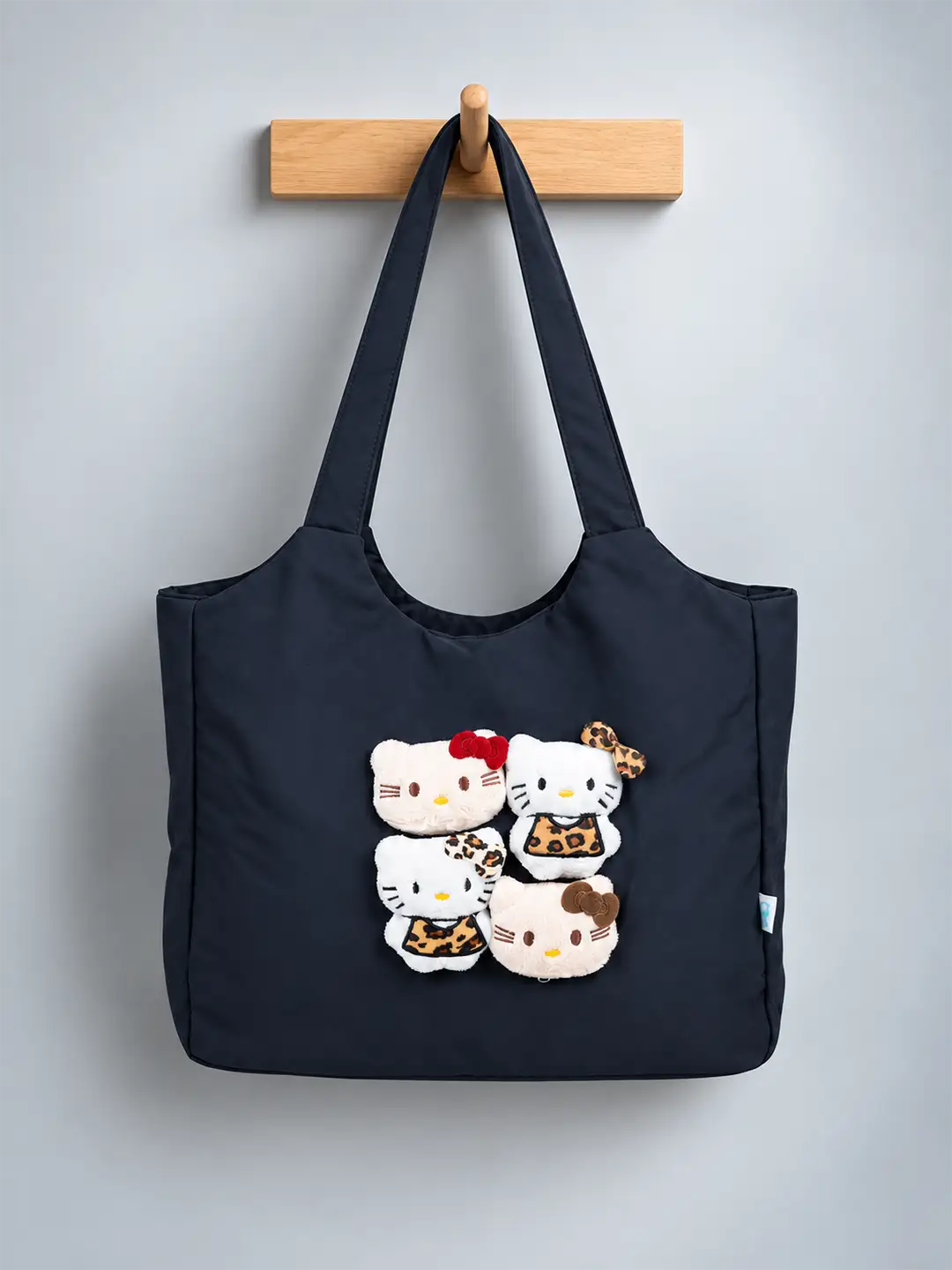 Black 3D Kitties stylish & casual Tote Bag for Teens & Adults