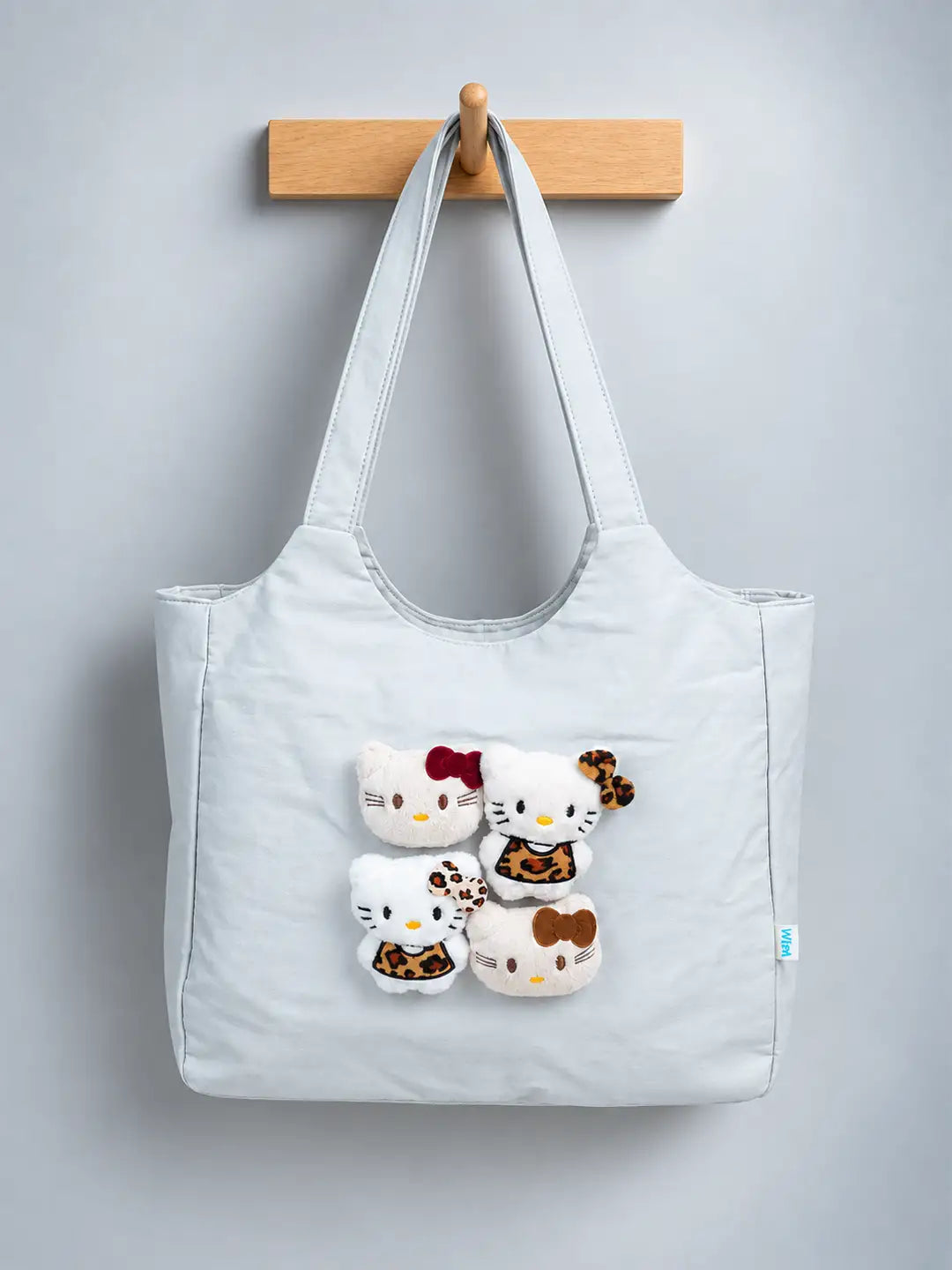 Grey 3D Kitties stylish & casual Tote Bag for Teens & Adults