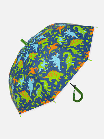 Dinosaur Kingdom  Blue & Green Umbrella for Kids