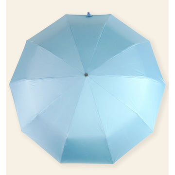 Premium Rose Gold & Blue 3 fold Auto Closure umbrella for Adults