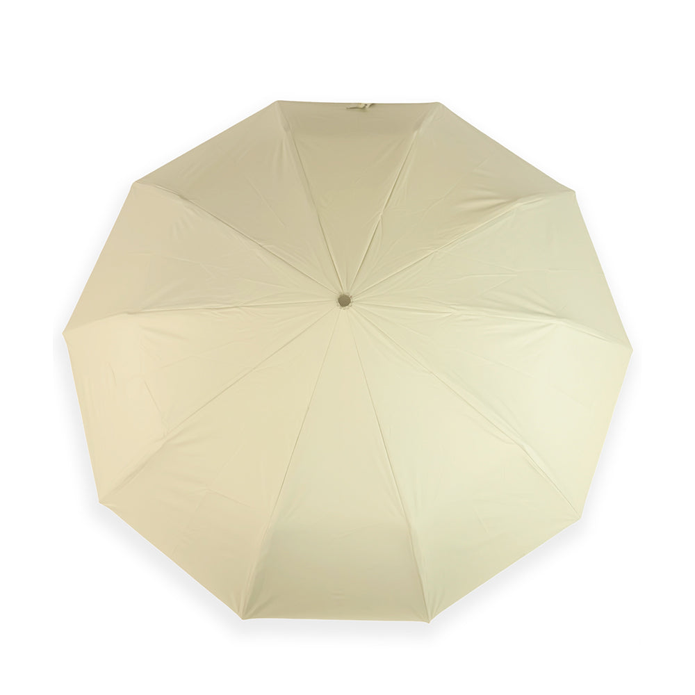 Premium Rose Gold & Cream 3 fold Auto Closure umbrella for Adults